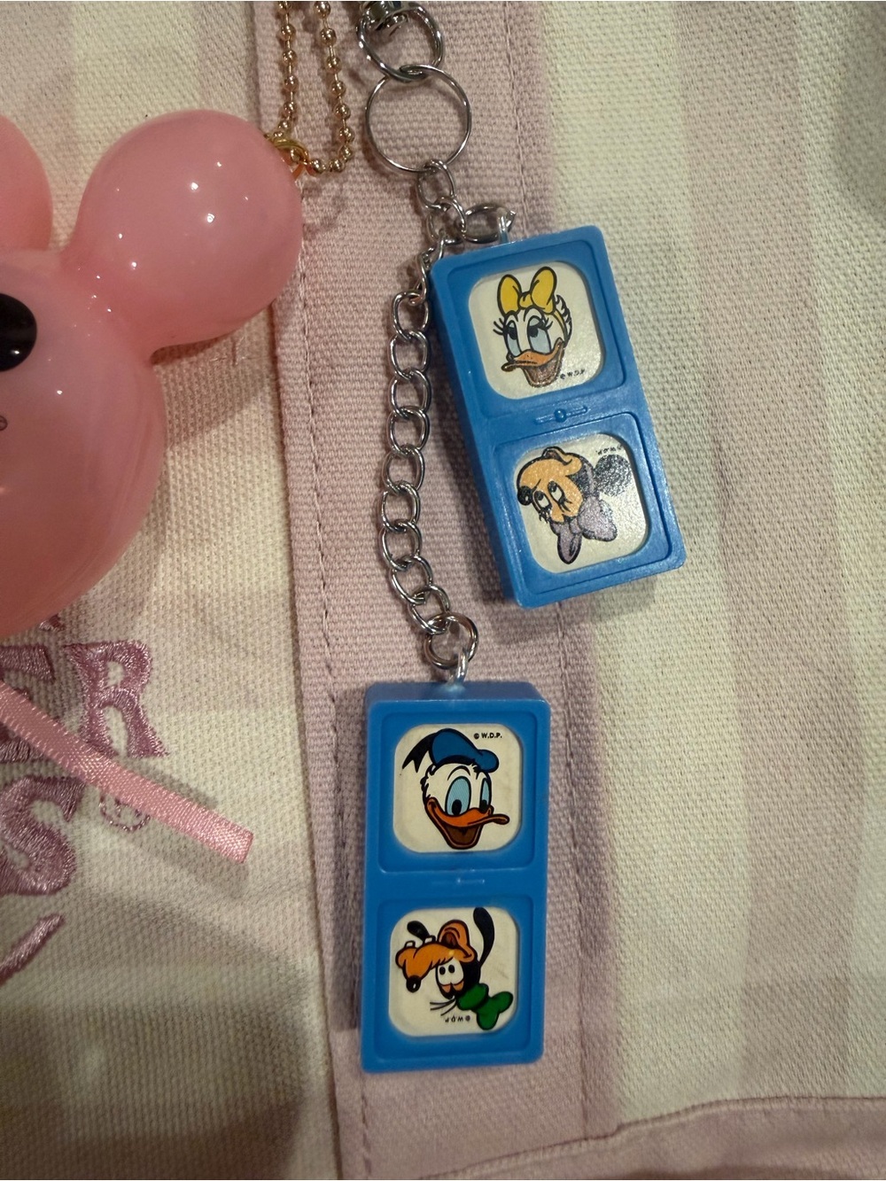 Vintage Disney Domino Bag Charm